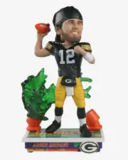Aaron Rodgers Green Bay Packers Slime Zone Bobblehead NFL Football
