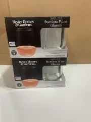 stemless wine glasses set of 4