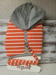 DogLemi Pet Harness orange Pet Vest Harness with Leash Size Small Cat or Dog.NEW