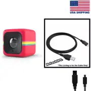 Polaroid Cube+ Wi-Fi Lifestyle Action Camera USB Cable Transfer Cord Replacement