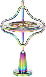 Metal Gyroscope Anti-Gravity Spinning Top Upgrade Balance Toy Gift (Colorful)