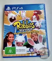 Rabbids Invasion The Interactive TV Show (PS4) Rare Australian Version