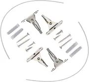 YARNOW 2Sets Proofing Furniture Straps Wall Anchors for Dressers Bookcases Cabinets Durable Safety Straps to Prevent Tipping Over