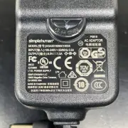 Genuine OEM simplehuman Trash Sensor Can GQ12-090120-AU AC Power Supply charger