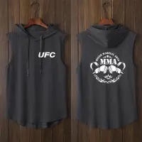 在飛比找蝦皮購物優惠-熱銷UFC格鬥MMA混合格鬥武術拳擊運動背心T恤無袖短袖中國
