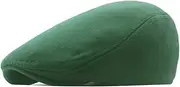 [Generic] Men Women Flat Cap Cotton Newsboy Caps Soft Beret Solid Unisex Retro Hat Driver The Waiter Caps For Men