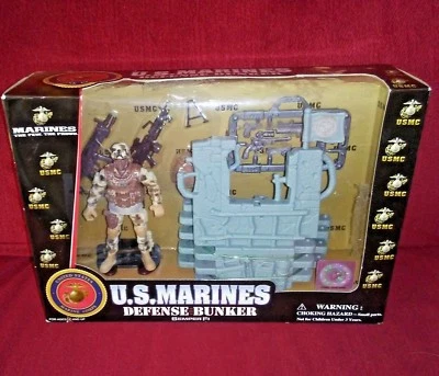US Marines DEFENSE BUNKER Semper Fi NEW in Sealed Box Dolgen Corp Inc