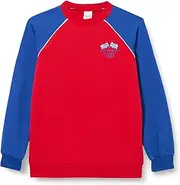 [Fred's World by Green Cotton] Boys' Racing Raglan Sweatshirt, Salsa, 134