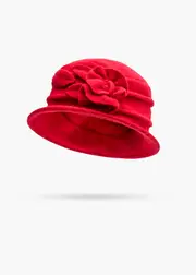 [Taking Shape] Taking Shape Cloche Hat in RED - Women's Accessories Red