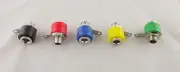 50 4mm Amplifier Terminal Binding Post Banana Jack Panel Mount Connector 5 Color