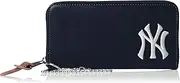 [Major League Baseball] wallet purse leather Yankees embroidered logo ladies' men's YK-1406P-01 NAVY Navy