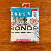 Bonds Blue Salty The Rhino Stretchies Leggings BNIP Size 1