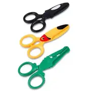 3PCS Children Safety Scissors Toddler Craft Scissors Preschool Training for Kids