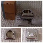 PartyLite Candle Tealight Holder STACKING TRIO 3 Piece Set Square P91521 NEW