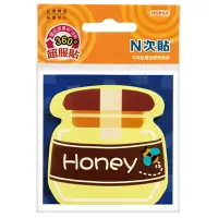 在飛比找樂天市場購物網優惠-N次貼 造型螢光便條紙 / 蜜蜂罐 61801
