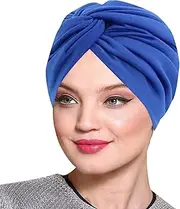 [Generic] Watcher Cap Color Imitation Silk Double Layer Sleeping Hat Twisted Hat Headband Hat Beauty Makeup Home Hat for Women Ponytail Messy Bun Baseball Cap