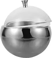 Insulated Stainless Steel Ice Bucket with Lid Double Beverage Ice Storage Container Stylish Cooler for Home Bar Parties