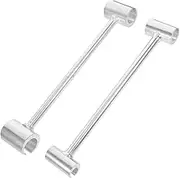 BESTOYARD 2PCS Dual Head Hinge Adjustment Tool Ergonomic Door Hinge Spanner for Quick Gap Repairs for Home and Tailor Shop Use Efficient