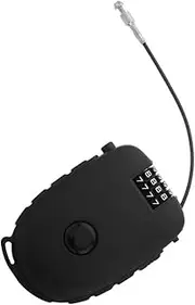 Abaodam Portable Adjustable Steel Wire Lock for Bicycles Strollers Luggage Durable Lightweight Extendable Cable Padlock for Enhanced Security Versatile Use