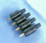 Made in Germany 2 Pin Din Speaker Plugs HiFi Connector Screw Type GRUNDIG B&O