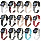 Leather Bracelet Watch Band Replacement For Fitbit Versa 4 3 Sense Strap Wrist