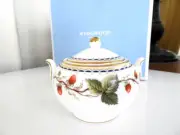 Wedgwood China WILD STRAWBERRY ARCHIVE Sugar Bowl - NEW IN BOX!