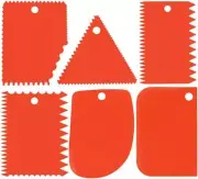6pcs Plastic Clay Scraper Set Scraping Handle Carved Soft Clay Sculpture Knife