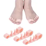 3 Pairs Toe Separator Hallux Valgus Corrector Straightener