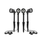 Brilliant Pinnacle 12V 5W LED Garden Spike Light Kit (4 Pack)