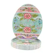 Joy of Easter Melamine Egg Plates, Set of 6, Multicolor, Large