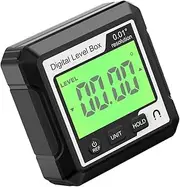 OKUMEYR Mini Digital Level Protractor Inclinometer Angle Gauge Battery Operated Portable for Woodworking Automotive Repair Precision Measurement
