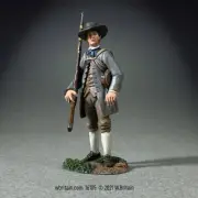 W BRITAINS #16105 - Art of War: American Militiaman, 1775-81