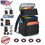 Versatile Insulated Backpack Cooler for Camping & Beach Trips - 30 Can Capacity