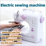 Portable Sewing Machine for Beginners Mini Electric Household Crafting Mending