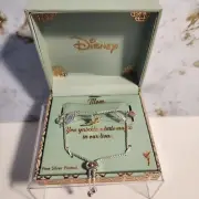 Disney LArocks MOM you sprinkle little magic Thinker Bell Silver Plated Bracelet