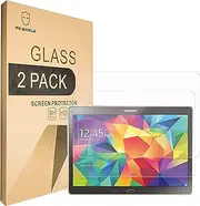 [2-Pack]-Mr Shield for Samsung Galaxy Tab S 10.5 inch [Tempered Glass] Screen Protector [0.3mm Ultra Thin 9H Hardness 2.5D Round Edge] with Lifetime Replacement Warranty