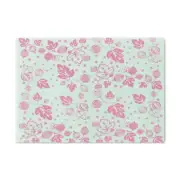 Pink Gooseberry Vintage Pyrex Cutting Board. Flowers Counter Saver Gooseberry