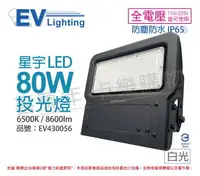 在飛比找樂天市場購物網優惠-EVERLIGHT億光 LED 星宇 80W 6500K 白