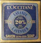 L'Occitane Lavender Pure Vegetable Soap 20% Shea Butter 100g/3.5oz.