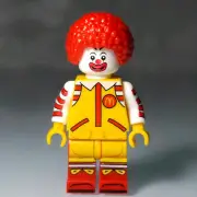 Custom Lego Ronald Mcdonald Minifigure (Joker), American Icons, Ships Free!