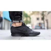 在飛比找Yahoo!奇摩拍賣優惠-Nike Flyknit Racer  Triple Bla