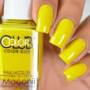 Color Club - Sunrise Canyon - Creme Chartreuse Lime Green Nail Polish