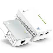 TP-Link TL-WPA4220 KIT AV600 Powerline Kit with N300 Wi-Fi Extender