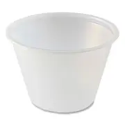 Fabrikal PC250 Portion Cups, 2.5 Oz, Translucent, 125/sleeve, 20 Sleeve/carton