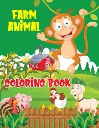 在飛比找博客來優惠-Farm Animal Coloring Book: Far