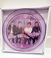 Big Time Rush 7" Purple novelty wall/desk clock Brand new