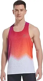 [Sanken] Men's Seamless Running Tank Tops Ultra Lightweight Marathon Singlets Breathable Race Vests Quick Dry Sleeveless Shirt