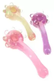 6.5" Slime Colored Sherlock Glass Pipe