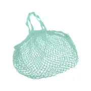 Appetito Cotton String Shopping Bag - Green Long Handles
