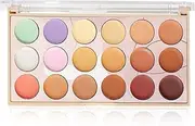 Colors Correcting Palette - Concealing Makeup Waterproof Beauty, Brightening Full Coverage Cream 18 Color | Sculpt and Highlighting, Blendable Bronzer Concealer for Correct Dark Circles, Blemish,
